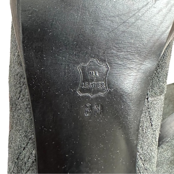 Tory Burch Hamila Lace Up Booties Suede Leather High Heel Platform Ankle Boots - Picture 10 of 10